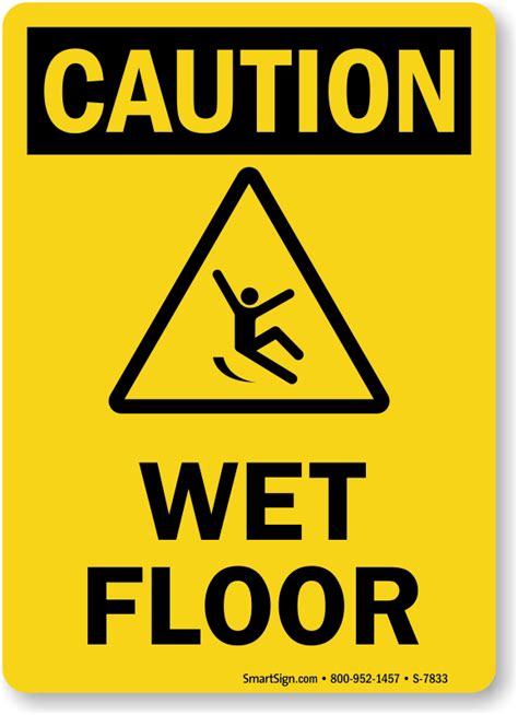 Caution Wet Floor Sign Printable